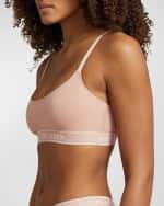Image 4 of 4: Polo Ralph Lauren Ribbed Scoop-Neck Logo Bralette