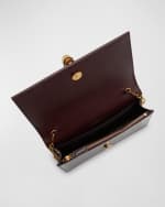 Image 4 of 5: Saint Laurent Kate Small Tassel YSL Wallet on Chain in Patent Leather