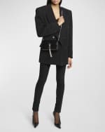 Image 2 of 6: Saint Laurent Kate Mini Tassel YSL Wallet on Chain in Sequins