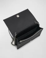 Image 5 of 6: Saint Laurent Kate Mini Tassel YSL Wallet on Chain in Sequins