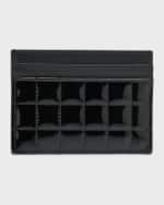 Image 3 of 4: Saint Laurent Cassandre YSL Card Case in Quilted Patent Leather