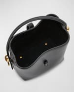 Image 5 of 6: Saint Laurent Le 37 Mini YSL Bucket Bag in Smooth Leather