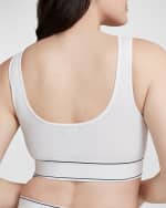 Image 3 of 5: Polo Ralph Lauren Ribbed Scoop-Neck Logo Bralette Top