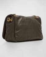 Image 4 of 6: Saint Laurent Jamie 4.3 Small YSL Shoulder Bag in Quilted Smooth Leather