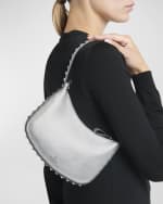 Image 2 of 6: Valentino Garavani Mini Rockstud Metallic Shoulder Bag