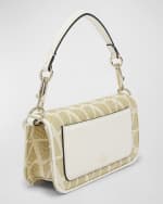 Image 4 of 5: Valentino Garavani Loco Small Iconographe Canvas Shoulder Bag