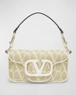 Image 1 of 5: Valentino Garavani Loco Small Iconographe Canvas Shoulder Bag