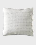 Image 2 of 2: Designers Guild Chenevard Silver & Slate Euro Sham