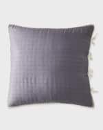 Image 1 of 2: Designers Guild Chenevard Silver & Slate Euro Sham