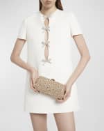 Image 2 of 5: Valentino Garavani Carry Secrets Crystal Clutch Bag