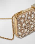 Image 5 of 5: Valentino Garavani Carry Secrets Crystal Clutch Bag