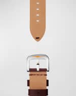 Image 2 of 2: Shinola Men's Cattail Leather Watch Strap, 20mm
