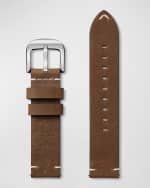 Image 1 of 3: Shinola Men's Leather Watch Strap, 20mm