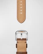 Image 3 of 3: Shinola Men's Leather Watch Strap, 24mm