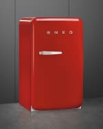 Image 2 of 3: Smeg FAB10 Retro-Style Mini Fridge, Right Hinge