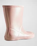 Image 3 of 4: HUNTER Kid's Classic Leather Rain Boots, Baby/Toddler/Kids