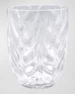 Image 1 of 3: Mariposa Sip Sip Wave Crystal Clear Stemless Glass