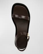 Image 4 of 4: Vince Heloise Leather Easy Comfort Sandals