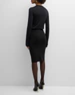 Image 3 of 6: Saint Laurent Long-Sleeve Crewneck Undershirt Sweater