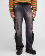 Image 2 of 6: Alchemist Men's Know U Riders Fringe Jogger Pants
