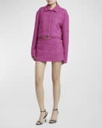 Image 5 of 7: Valentino Garavani V-Logo Metallic Paillette Tweed Jacket