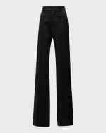 Image 1 of 6: FRAME The Slim Stacked Trousers
