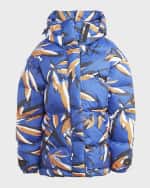 Image 1 of 3: adidas by Stella McCartney TrueNature Printed Puffer Jacket