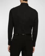 Image 3 of 4: Dolce&Gabbana Men's Dress Shirt with Beaded Bib