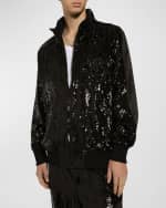 Image 2 of 4: Dolce&Gabbana Men's Sequin Track Jacket