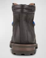 Image 3 of 5: Frye Men's Leather Lace-Up Hiking Boots