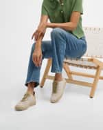 Image 2 of 6: Pedro Garcia Pilou Bicolor Suede Low-Top Sneakers