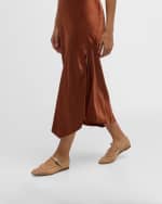 Image 2 of 6: Le Monde Beryl Mesh Mary Jane Ballerina Flats