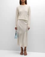 Image 5 of 6: Sablyn Silk Midi Skirt