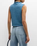 Image 4 of 6: Sablyn Mock-Neck Knit Tank Top