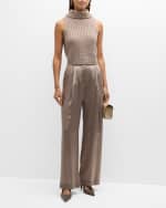 Image 5 of 6: Sablyn Cashmere Turtleneck Tank Top