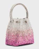 Image 4 of 6: Jimmy Choo Bon Bon Crystal-Embellished Top-Handle Bag