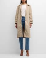 Image 5 of 6: Marella Villar Belted Water-Repellent Coat