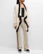 Image 5 of 6: Blanc Noir Colorblocked Portola Cardigan