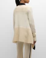 Image 4 of 6: Blanc Noir Colorblocked Portola Cardigan