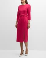 Image 2 of 6: Carolina Herrera Sheath Dress with Twist Waistband