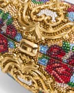 Image 3 of 3: Judith Leiber Couture Anniversary Celebration Filigree Savonnerie Egg Clutch Bag