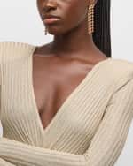 Image 5 of 5: Roxanne Assoulin The Cascade Crystal Fringe Earrings