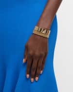 Image 2 of 5: Roxanne Assoulin Golden Rule Stretch Bracelets, Set of 3
