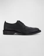 Image 1 of 4: Karl Lagerfeld Paris Men's Braided Welt Wingtip Derby Shoes