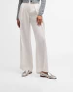 Image 2 of 6: Veronica Beard Woven Metallic Penny Loafers