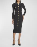 Image 5 of 7: Balmain See Through Buttoned Knit Cardigan