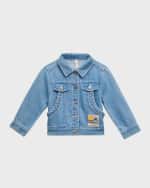 Image 1 of 3: Zimmermann Girl's August Denim Jacket, Size 4-12