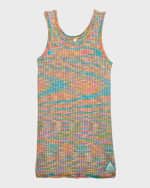 Image 1 of 3: Zimmermann Girl's August Textured Knit Dress, Size 2-12