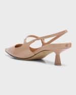 Image 3 of 6: Jimmy Choo Didi Leather Mary Jane Slingback Pumps