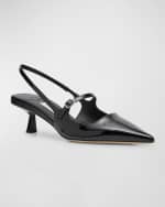 Image 5 of 6: Jimmy Choo Didi Patent Mary Jane Slingback Pumps